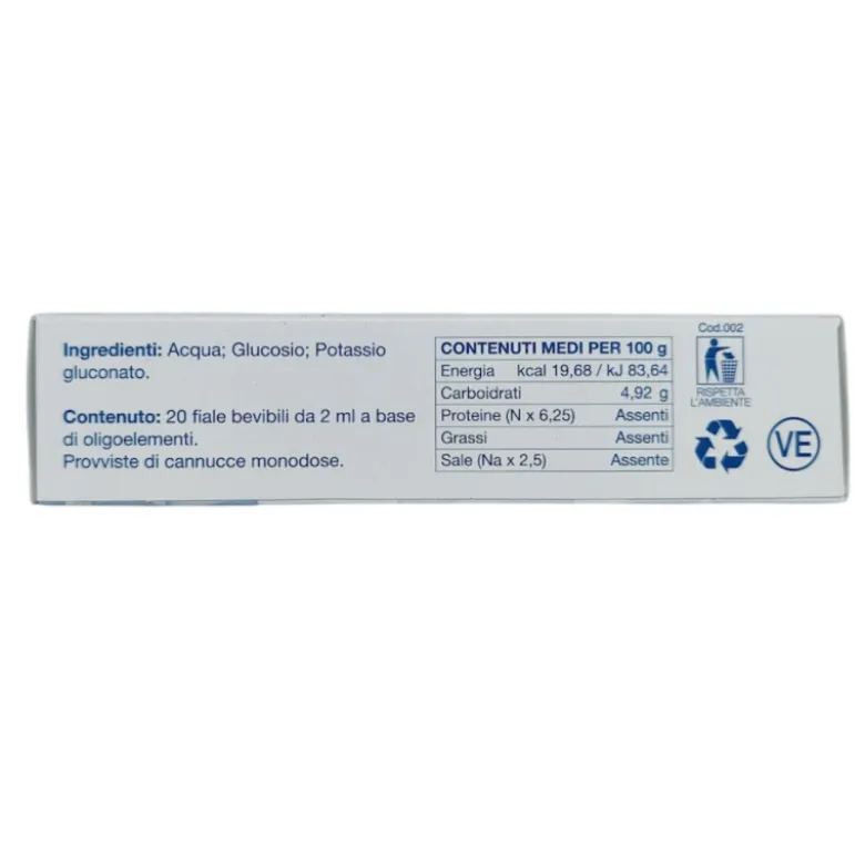 Bauer Oligobauer Oligoelementi Potassio 20 Fiale