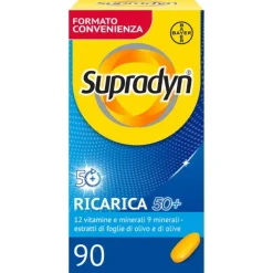 Bayer Supradyn Ricarica 50+ Integratore Multivitaminico 90 Compresse