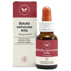 Betulla Verrucosa Linfa Basegemmo Centofiori per Depurazione e Drenaggio 30 ml