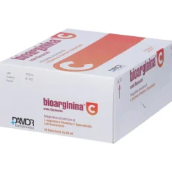 Bioarginina C Orale Integratore con Vitamina C 20 Flaconcini