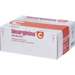 Bioarginina C Orale Integratore con Vitamina C 20 Flaconcini