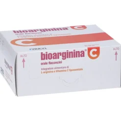 Bioarginina C Orale Integratore con Vitamina C 20 Flaconcini