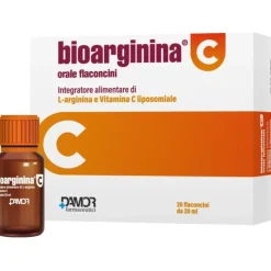 Bioarginina C Orale Integratore con Vitamina C 20 Flaconcini