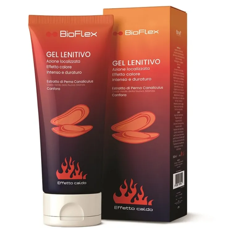 Bioflex Caldo Gel Lenitivo Riscaldante per Sollievo Muscolare Tubetto da 100ml