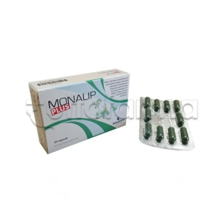 Biogroup Monalip Plus Integratore per Colesterolo 30 Capsule