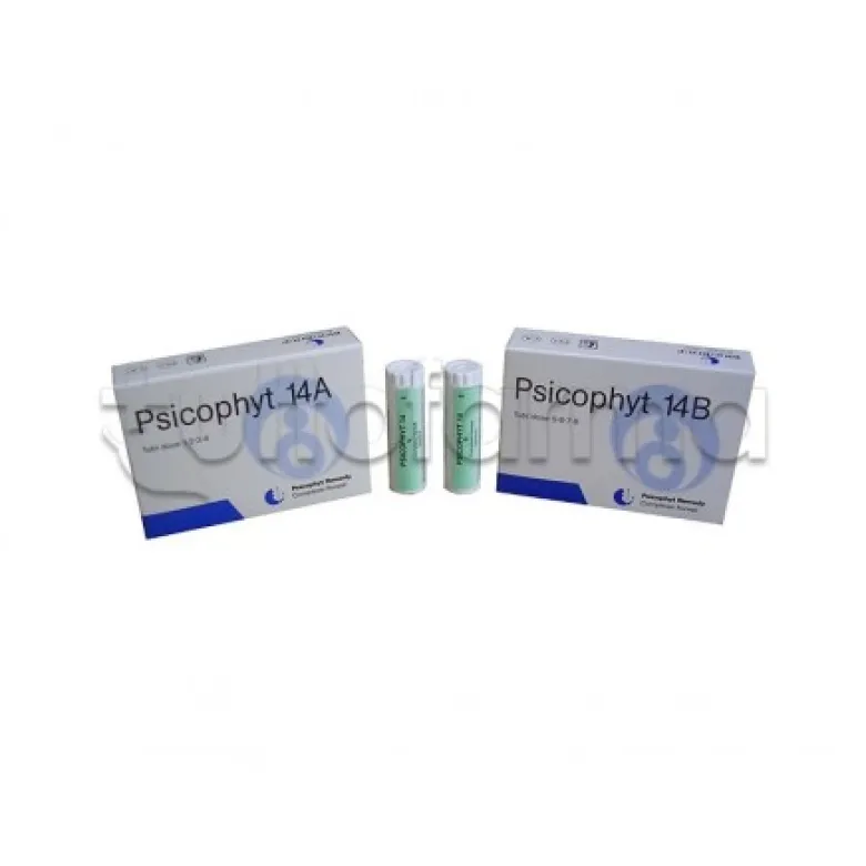 Biogroup Psicophyt Remedy 14A Rimedio Tonico per Stress 4 Tubi di Globuli