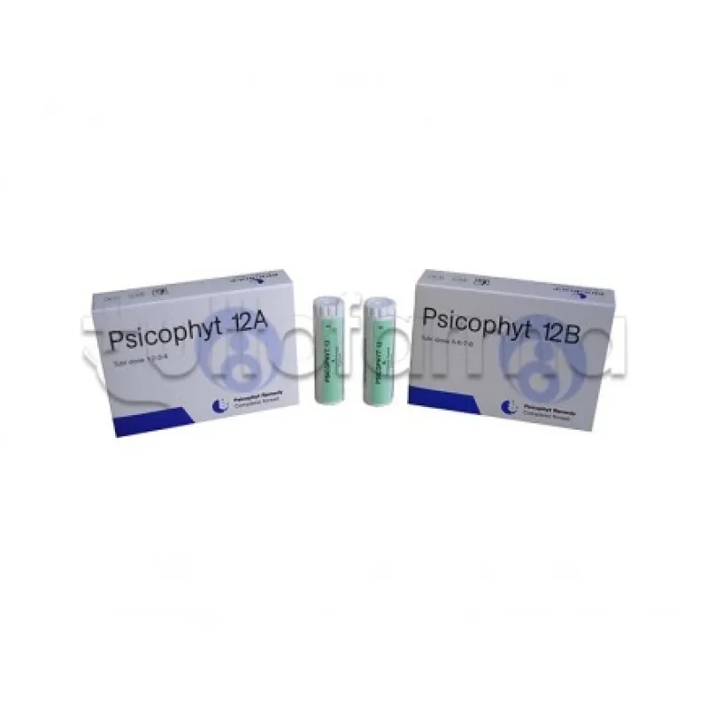 Biogroup Psicophyt Remedy 12B Rimedio Tonico per Stress 4 Tubi di Globuli
