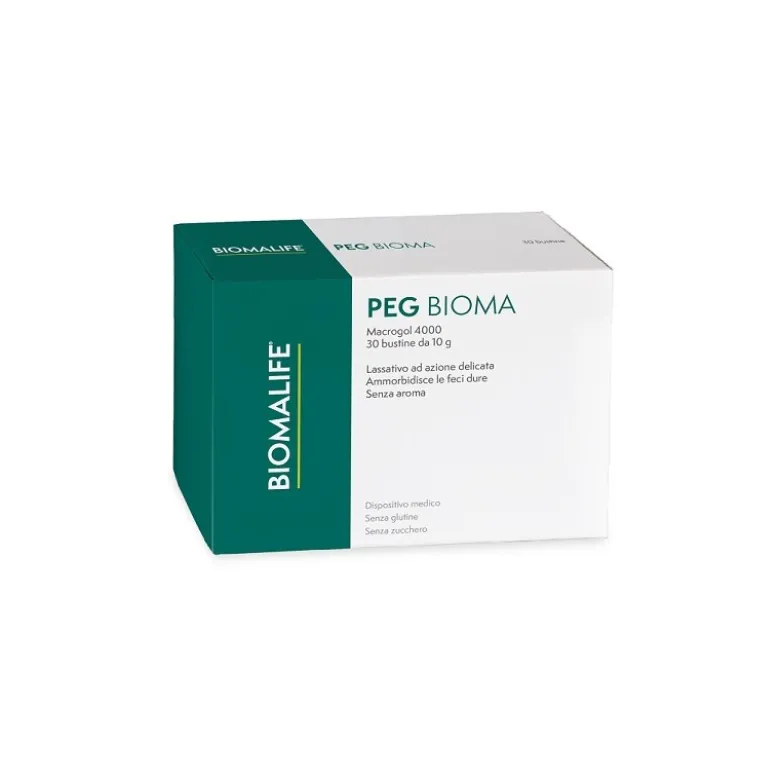 Biomalife Pegbioma per Trattamento Stipsi 30 Bustine Monodose da 10 g