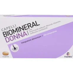 Biomineral Donna Integratore Cute e Capelli 30 Compresse