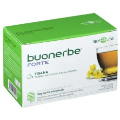 Bios Line Buonerbe Forte Tisana per Intestino Pigro 20 Bustine