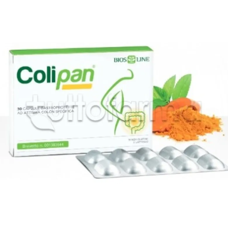 Bios Line Colipan Integratore per Colon Irritabile 30 Capsule