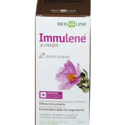 Biosline Immulene Junior Sciroppo Bambini Difese Immunitarie Echinacea Sambuco 200 ml