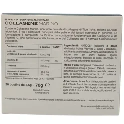 Bios Line Principium Collagene Marino Integratore per la Pelle 20 Bustine