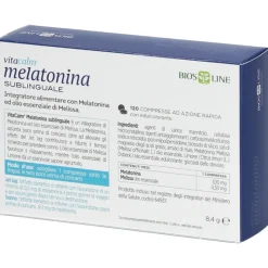 Bios Line Vitacalm Melatonina Integratore per Sonno 120 Compresse