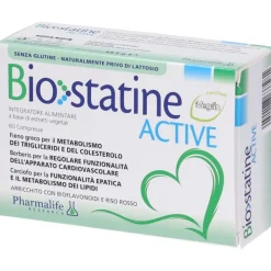 Biostatine Active Integratore per Colesterolo e Trigliceridi 60 Compresse