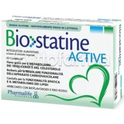 Biostatine Active Integratore per Colesterolo e Trigliceridi 60 Compresse