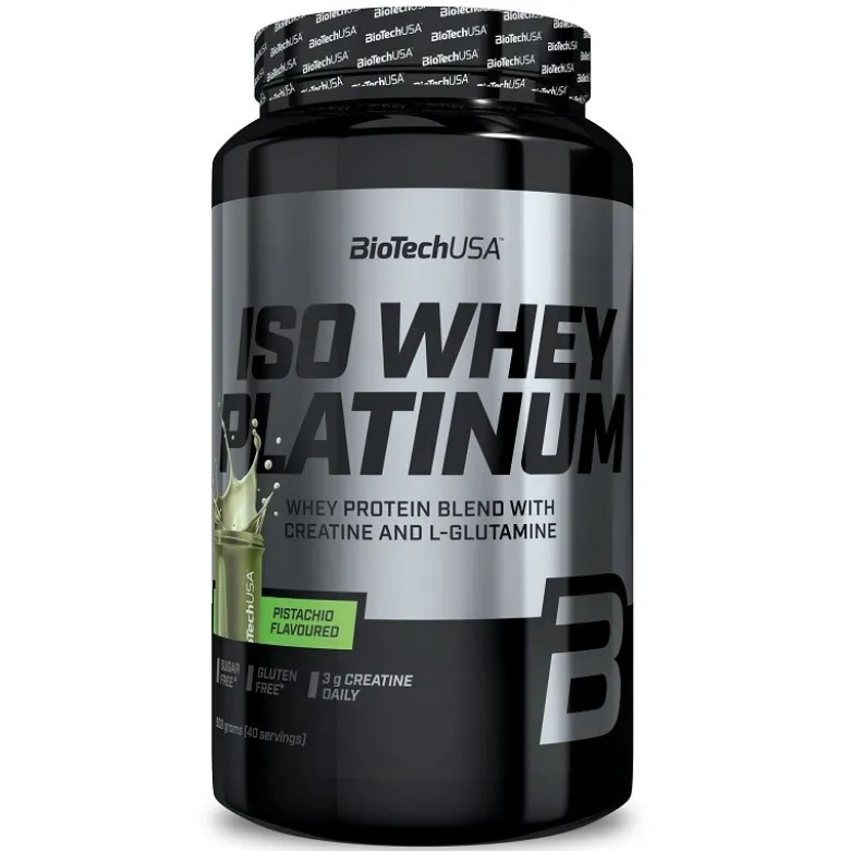 BioTechUSA Iso Whey Platinum Pistacchio 908 g