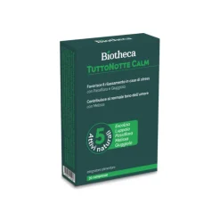 Biotheca TuttoNotte Calm Integratore per Ansia e Insonnia 30 Compresse