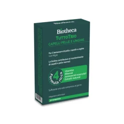 Biotheca Tuttotrio Capelli Pelle e Unghie Integratore Naturale da 30 Compresse