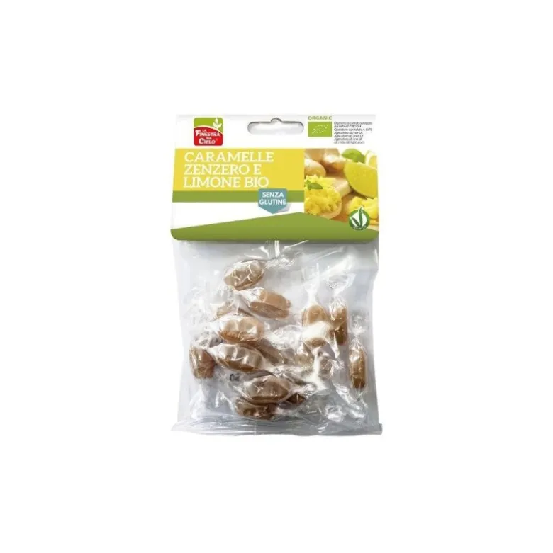 Biotobio Caramelle allo Zenzero E Limone Bio 50g