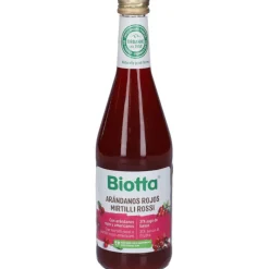 Biotta Succo Di Mirtillo Rosso per Sistema Urinario 500ml