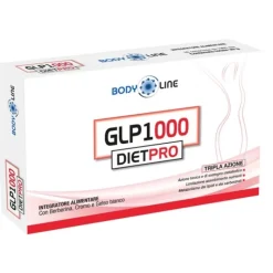 BodyLine GLU1000 Dietpro Integratore per Dimagrire 30 Compresse