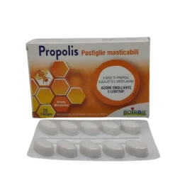 Boiron Propolis Integratore per Gola Pastiglie Masticabili al Mandarino 20 Pastiglie