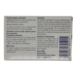 Boiron Propolis Integratore per Gola Pastiglie Masticabili al Mandarino 20 Pastiglie