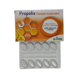 Boiron Propolis Integratore per Gola Pastiglie Masticabili al Mandarino 20 Pastiglie