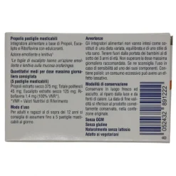 Boiron Propolis Integratore per Gola Pastiglie Masticabili alla Menta 20 Pastiglie