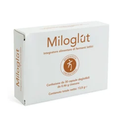 Bromatech Miloglut Integratore per Intestino e Digestione 30 Capsule