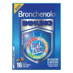 Bronchenolo Immuno Integratore per Sistema Immunitario 16 Pastiglie