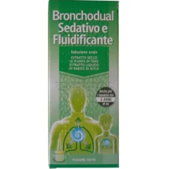 Bronchodual Sedativo e Fluidificante Soluzione Orale 120ml per Tosse Grassa