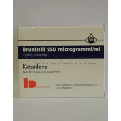 Brunistill 250mg Collirio Monodose per Allergie 20 Flaconcini da 0,5ml