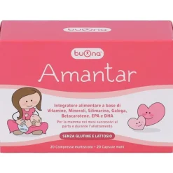Buona Amantar Integratore Allattamento 20 Compresse e 20 Capsule