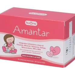 Buona Amantar Integratore Allattamento 20 Compresse e 20 Capsule