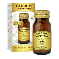 Calcium Compositum integratore per ossa e muscoli 66 pastiglie da 600 mg