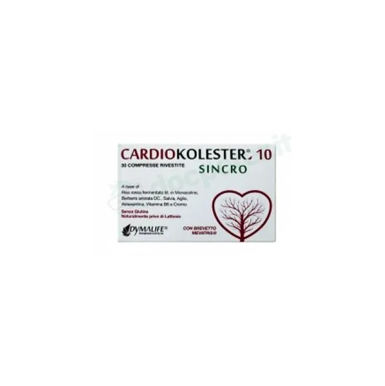 Cardiokolester 10 Sincro Integratore per Colesterolo 30 Compresse