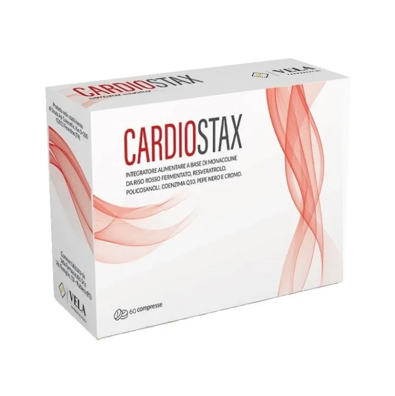 Cardiostax integratore per colesterolo e benessere cardiovascolare 60 compresse