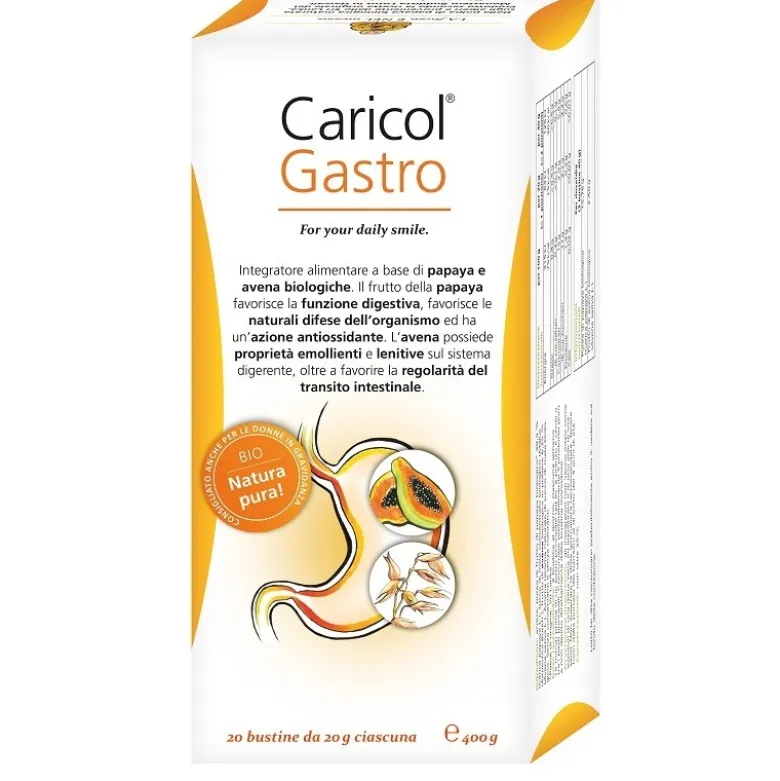 Caricol Gastro per Digestione e Difese Naturali 20 Bustine da 20 g