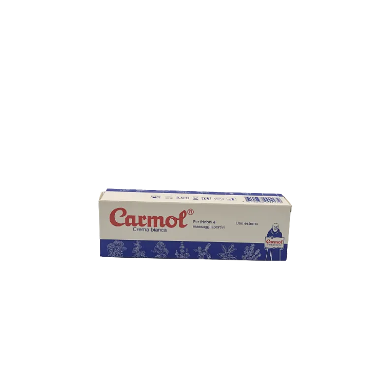 Carmol Pomata Bianca per Massaggi Muscolari e Sollievo 60 ml
