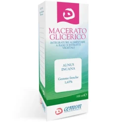 Cemon Alnus Incana Gemme Fresche Macerato Glicerico per Sistema Immunitario 100ml