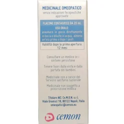Cemon Argentum Nitricum 5CH Gocce Omeopatiche Dynamis 20ml 18%