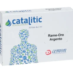 Cemon Catalitic Rame Oro Argento Oligoelementi 20 Fiale