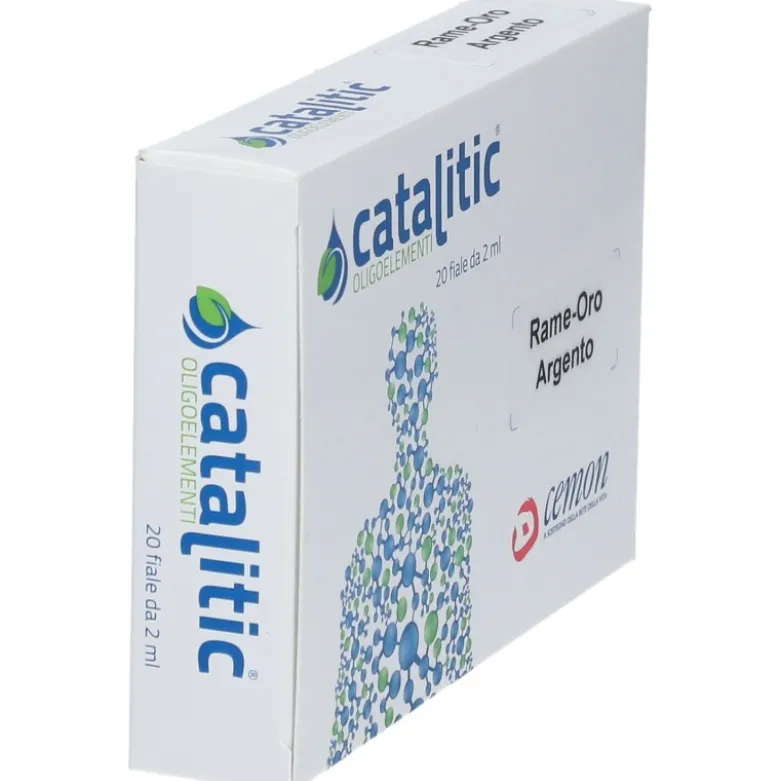 Cemon Catalitic Rame Oro Argento Oligoelementi 20 Fiale