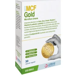 Cemon Mcf Gold Probiotici e Vitamine 30 Capsule Vegetali