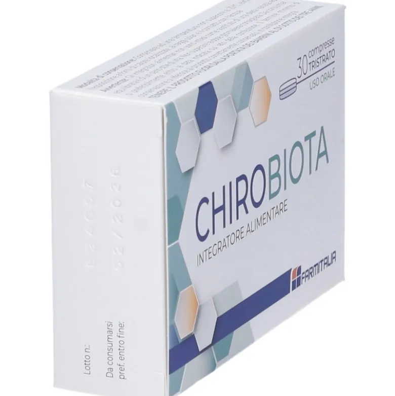 CHIROBIOTA per Equilibrio Nutrizionale e Salute Intestinale 30 Compresse Tristrato