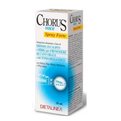 Chorus Voce Spray Forte per Calo di Voce e Mal di Gola 20ml
