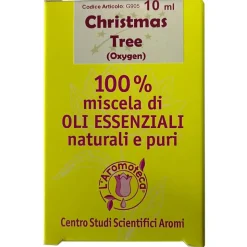 Christmas Tree Oxygen Olio Essenziale per Benessere Respiratorio e Diffusione 10 ml