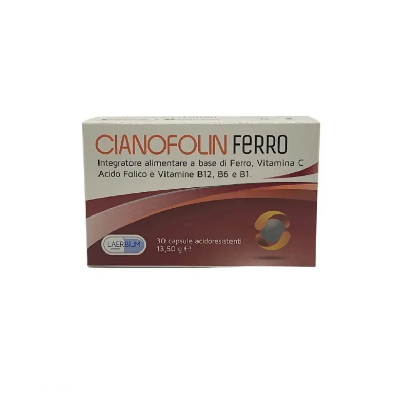 Cianofolin Ferro Integratore di Ferro 30 Capsule
